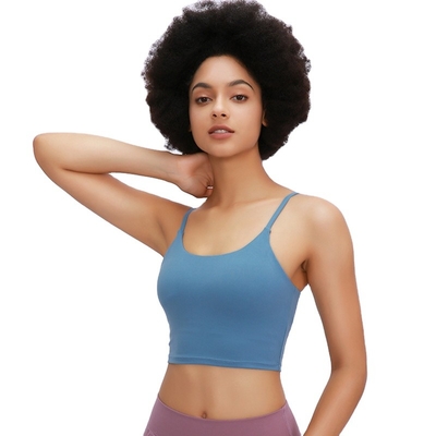 Padded Women High Impact Sports Bra , Antishrink Crop Top Sports Bra High Impact